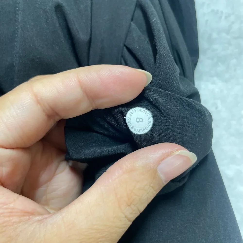 Lululemon Wanderer Culotte Wide Leg Pants 8 Black Pockets Swift Lightweight - Picture 5 of 14